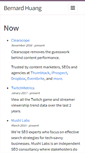 Mobile Screenshot of bernardjhuang.com