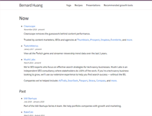 Tablet Screenshot of bernardjhuang.com